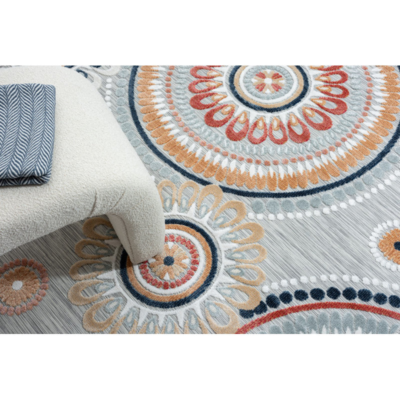Chanequa Floral Indoor / Outdoor Area Rug, Rectangle 160 x 230cm
