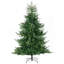 Arbre de Noël artificiel 7,5 pi avec 1288 branches, ouverture automatique, base en acier, forme large, branches faciles à façonner