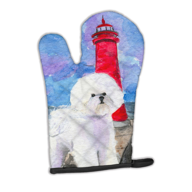 Caroline's Treasures Lighthouse Polyester Oven Mitt