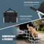 Rampe pliable pour chien avec escalier pour animaux de compagnie et surface antidérapante