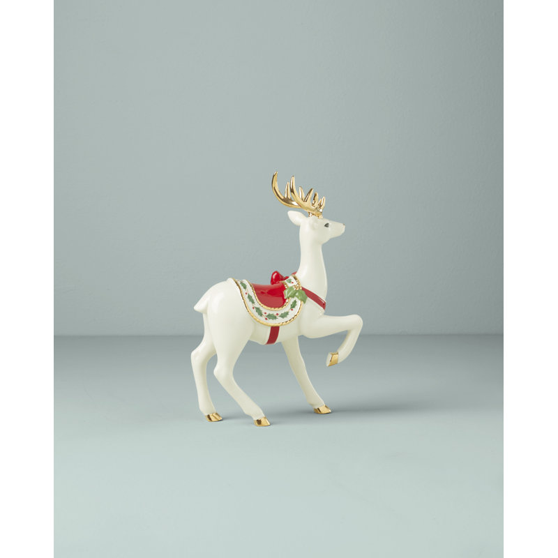 Standing Reindeer Figurine