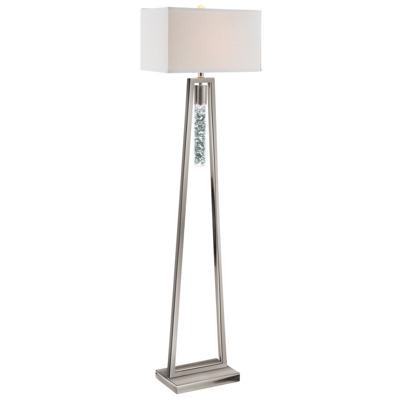 58"H Floor Lamp with Icicle Night Light