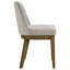 Chaise d'appoint rembourrée (ensemble de 2)
