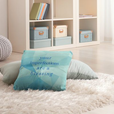 Imperfections Throw Pillow