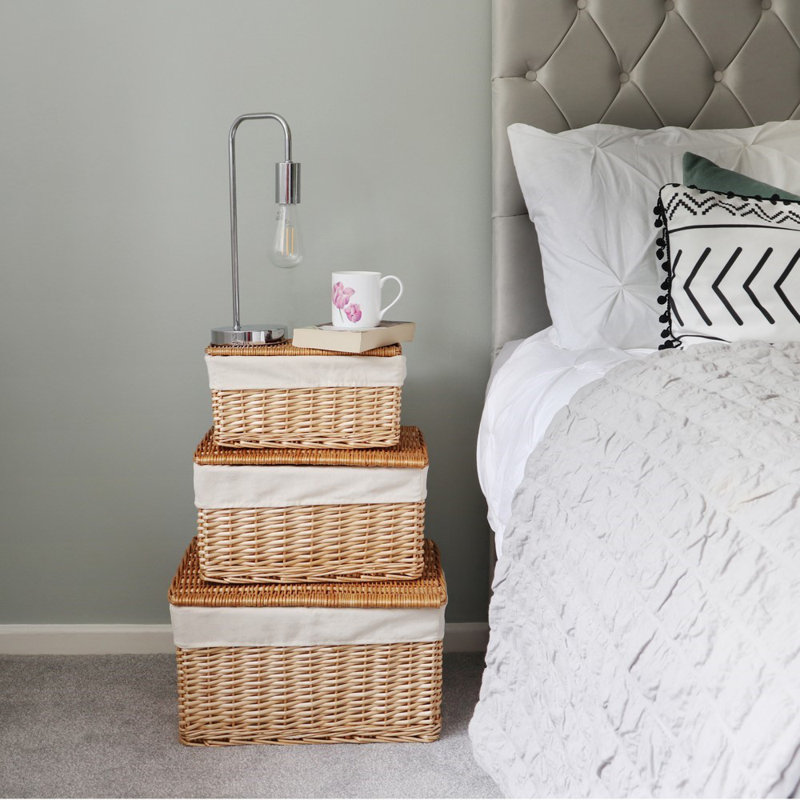 JVL Willow Decorative Basket
