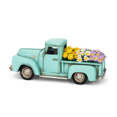 Camion Feltman avec fleurs