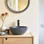 Micha Round Cream Terrazzo Bathroom Sink-1443328076