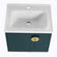 Meuble-lavabo simple 23,8 po avec plateau en céramique Foerer-774340958