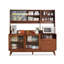 Armoire de rangement moderne en bois massif