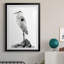 Shoreline Heron In B&W II - reproduction de cadre photo-1625101888-1625101889