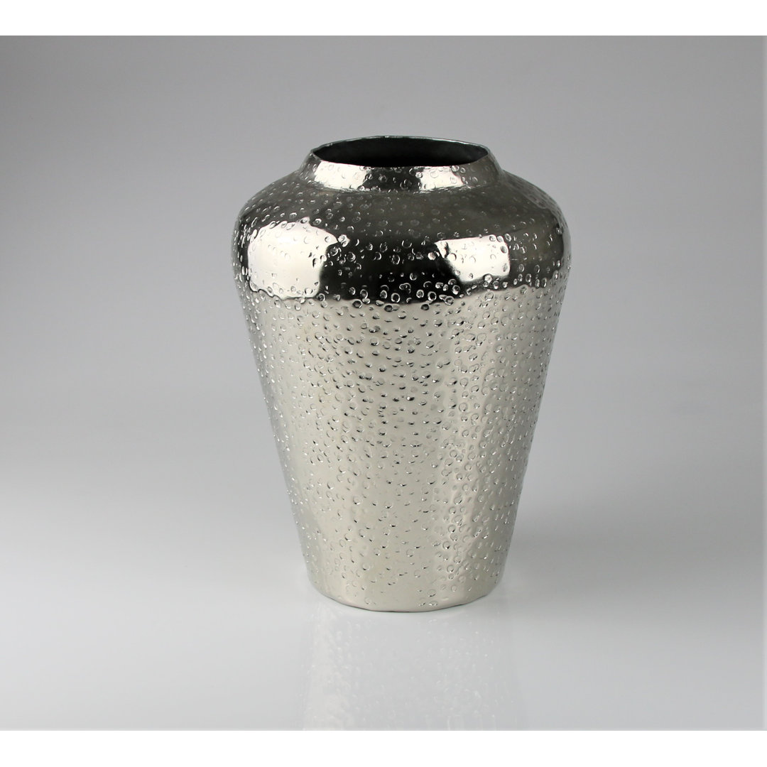 Silberne Aluminium-Tischvase Northledge