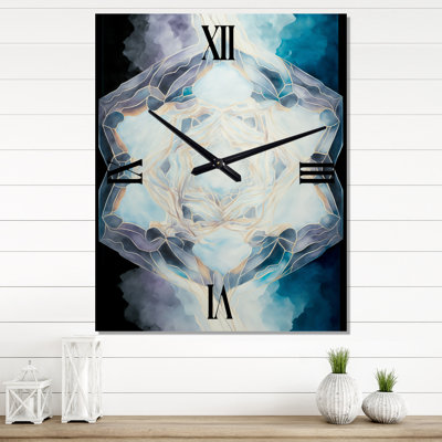 Fundamental Patterns Sacred Geometry VIII - Modern Geometric Wall Clock Oversized
