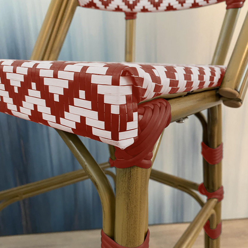 Tabouret de bar 46,46 po Forshee, Rouge