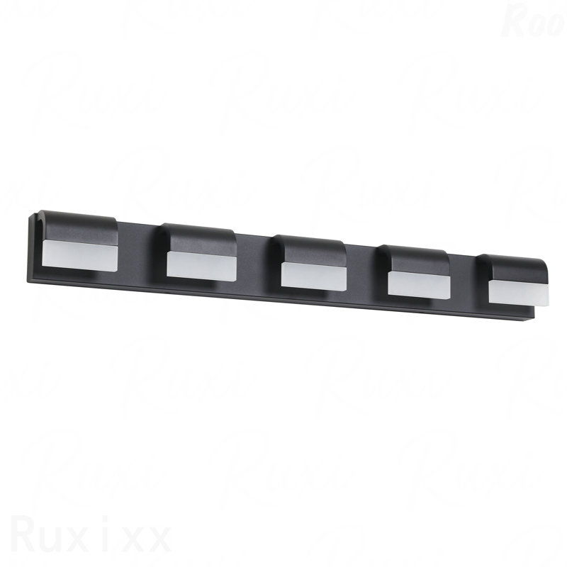Bathroom Vanity Light - 5-Light LED, Modern Over-Mirror Bath Wall Lighting Design