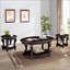 Ensemble de table basse de salon avec pieds en cabriole classiques, assemblage facile et conception peu encombrante pour les maisons modernes