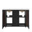 Meuble-lavabo double autoportant 48 po avec plateau Modfor Steamforge-93027995