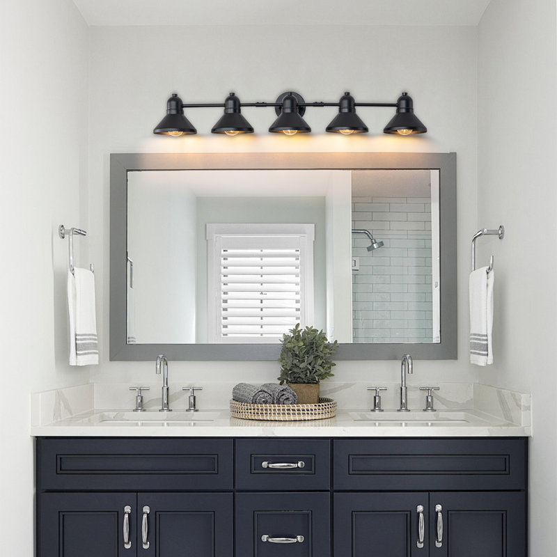 40.5" 5-Light Powder-Coated Vanity Light