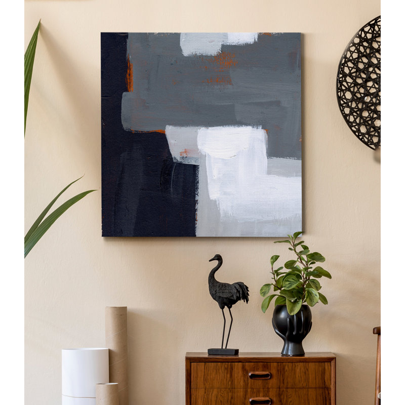 " Concrete Wall II ", 10" H x 10" W x 1.5" D