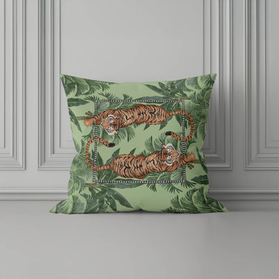 Rumble In the Jungle Indoor Throw Pillow