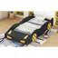 Lit plateforme simple en forme de voiture de course avec roues et rangement-365370549-365370548