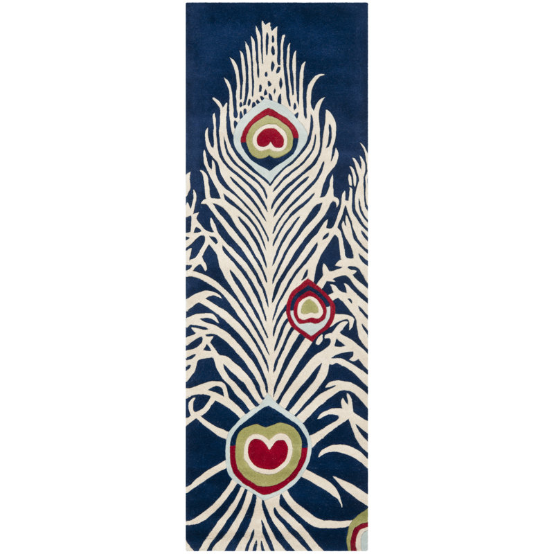 Nonia Hand Tufted Wool And Viscose Rug, Runner 2'6" x 8'