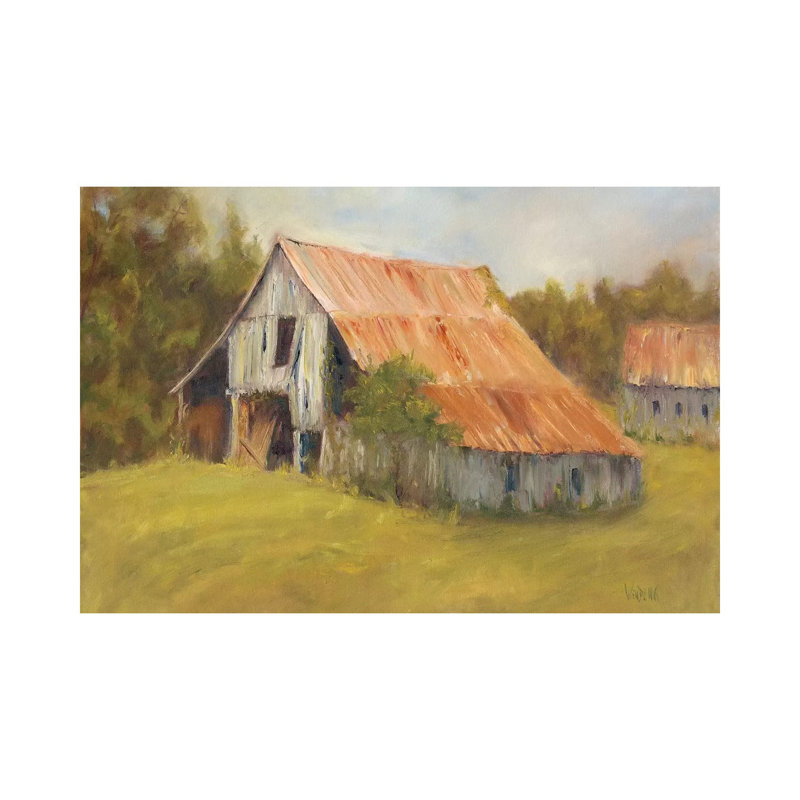 Tin Roof 1 Piece Wrapped Canvas Painting, 66.04 cm H x 45.72 cm W x 1.91 cm D