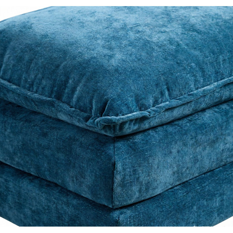 Canapé-lit Cloud seulement, canapé modulaire moderne, pour chambre à coucher et appartement, coussin de siège rembourré à double couche confortable, tissu chenille respirant