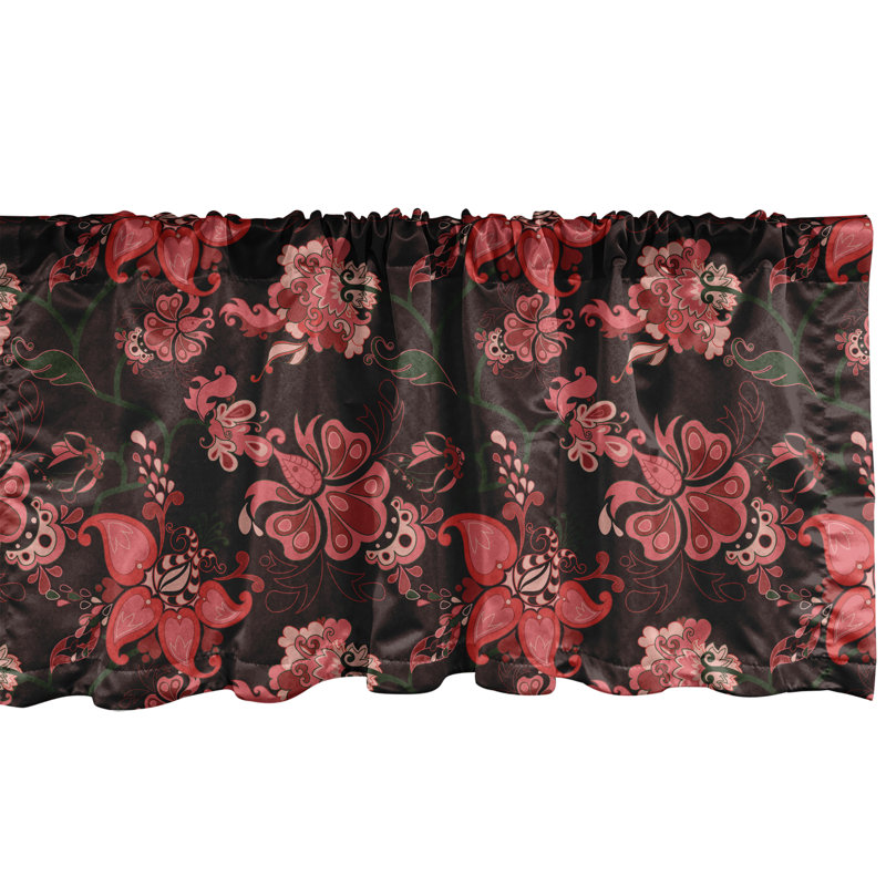 Ensemble de 2 cantonnières Ambesonne Mandala 51629, 54'' W x 12'' L