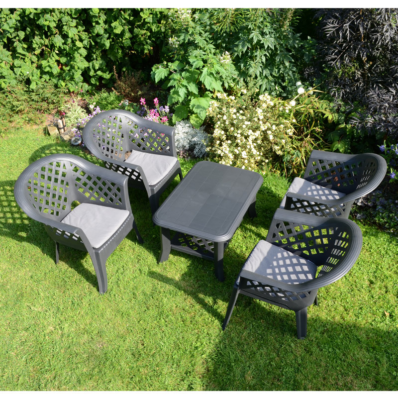 Savona Coffee Table with 4  Chairs