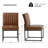 Faux Leather Upholstered Metal Side Chair-94932570