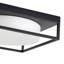 Plafonnier réglable carré en verre de lait à 2 lampes-176312696