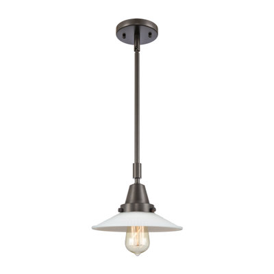 Luminaire suspendu conique à 1 lumière Cahaba