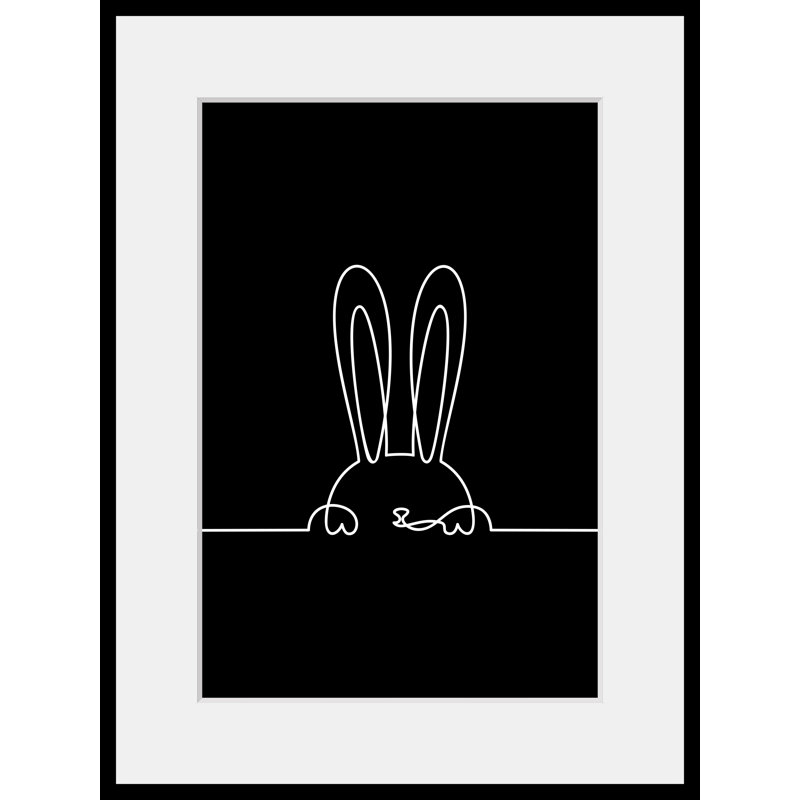 Hase - Single Picture Frame Print, 60 cm H x 50 cm W