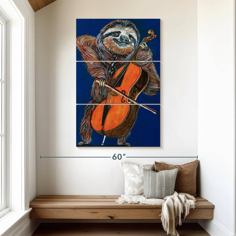 Brampt Slow Yo Ma, 50" H x 32" W