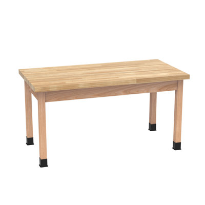PerpetuLab Plain Apron Table Series with Various Top and Size Options