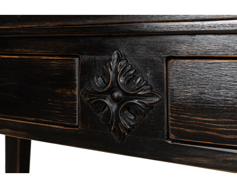 Wilkesville Solid Wood China Cabinet, Ebony