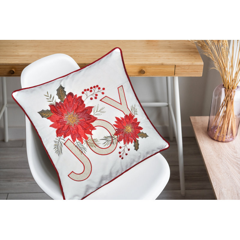 Coussin décoratif 20 po x 20 po Joy Christmas