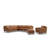 Ashtabula Genuine Leather Sectional Sofa & Chair&ottoman