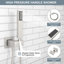 6 systèmes de douche à jets de corps avec douche à effet pluie 11,8 po et douchette à main haute pression-94341540