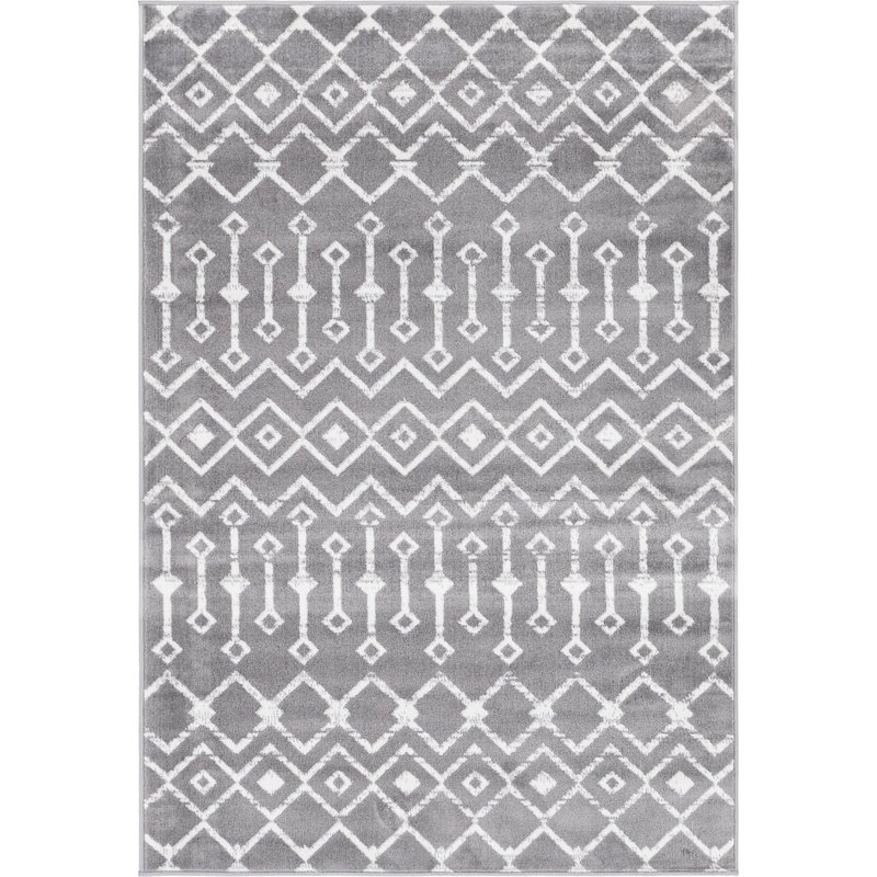 Aemtenan Abstract Indoor Rug, Rectangle 4' x 6'