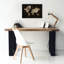  «Wood World Map» par Lori Deiter, art mural sur toile, 26 po x 18 po-1022095590