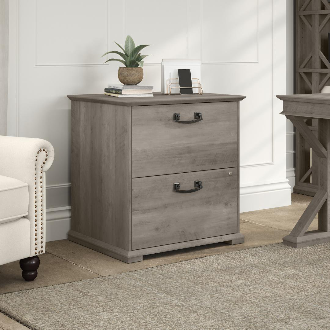 Shugart 29 W 2 Drawer Vertical Filing Cabinet Laurel Foundry Modern Farmhouse Color Driftwood Gray