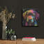  «Woof Labrador Retriever» par Rich Monet, art mural en métal, 12 po x 12 po-1070111914