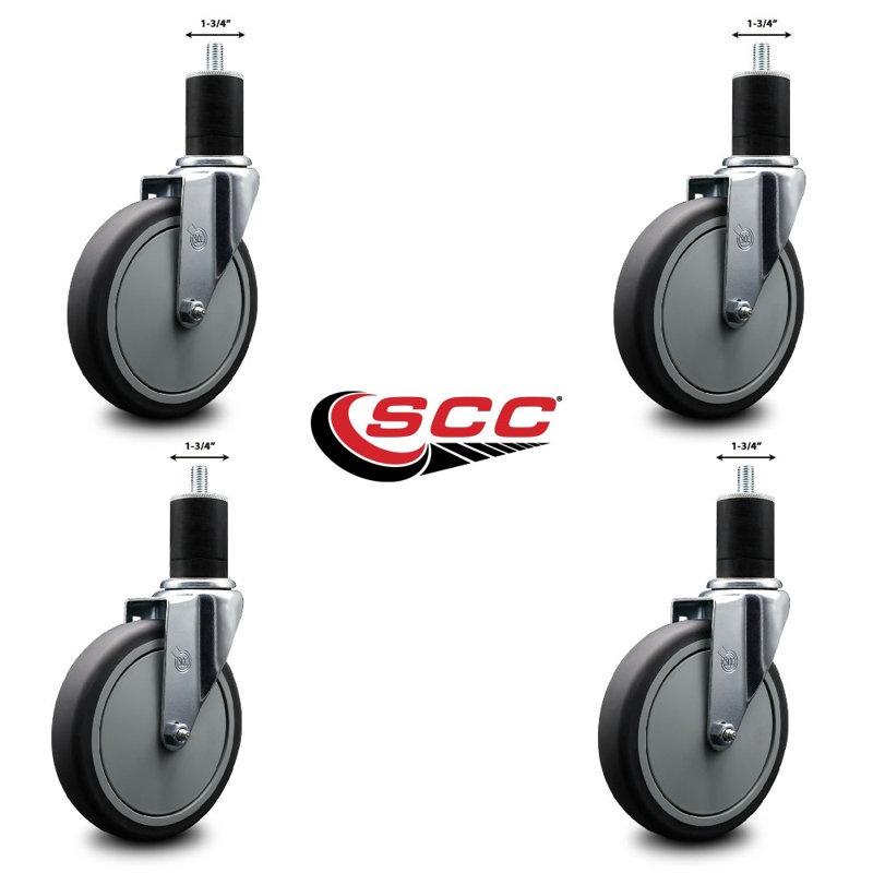Ensemble de roulettes extensibles en caoutchouc Thermoplastic