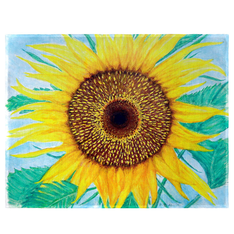 Sylar Polyester Floral Rectangle Placemat