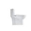 Toilette monobloc 1,1 / 1,6 GPF allongée à hauteur de confort très grande, certifiée CUPC, certifié Watersense, céramique, couleur blanche, siège à fermeture en douceur