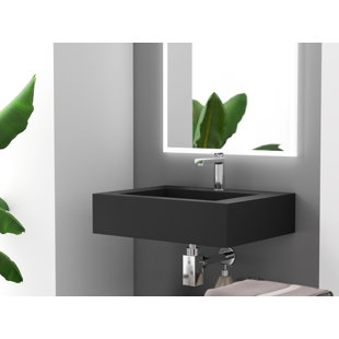 Lavabo de salle de bain mural Pyramid