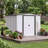 Classic Steel Storage Shed, 8X6, Charcoal