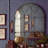 Semicircular Wall-mounted Mirror