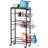 4 Tier Slim Rolling Storage Cart With Pull-Out Baskets, Narrow S...